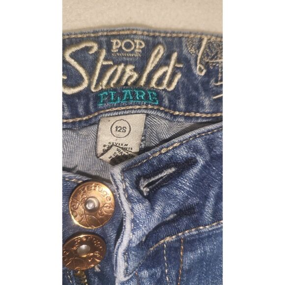Refuge Pop Starlet Womens Flare Jeans size 12S - Picture 8 of 8